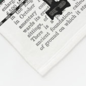 Basset Hound on Bicycle Fleecedecke (Ecke)