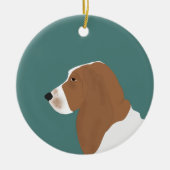 Basset Hound Ornament (Vorne)