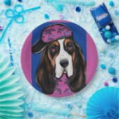 Basset Hound Pappteller (Party)