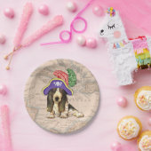 Basset Hound Pirate Pappteller (Party)