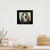 Basset Hound-Plakate Poster (Küche)