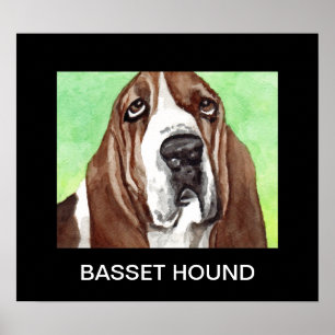 Basset Hound-Plakate Poster