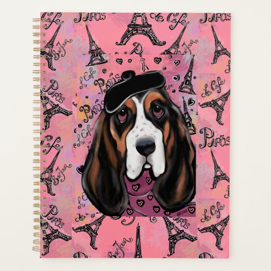 Basset Hound Planer (Vorderseite)