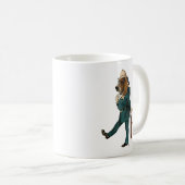 Basset Hound Policeman Kaffeetasse (VorderseiteRechts)