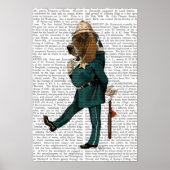 Basset Hound Policeman Poster (Vorne)