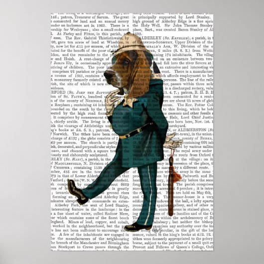 Basset Hound Policeman Poster (Vorne)