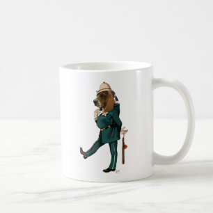 Basset Hound-Polizist Kaffeetasse