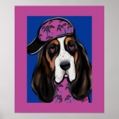 Basset Hound Poster (Vorne)