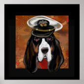 BASSET HOUND POSTER (Vorne)