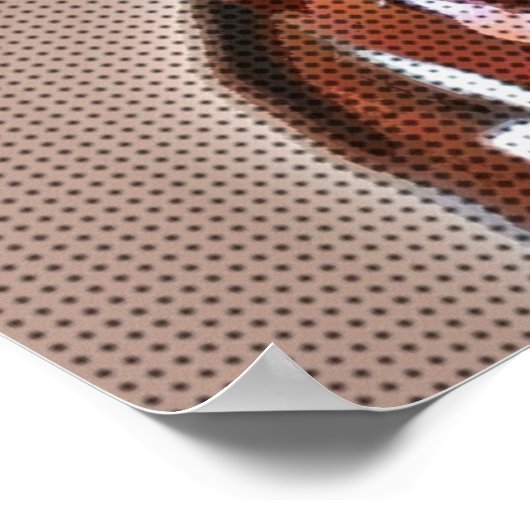 Basset Hound Poster (Ecke)