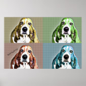 Basset Hound Poster (Vorne)