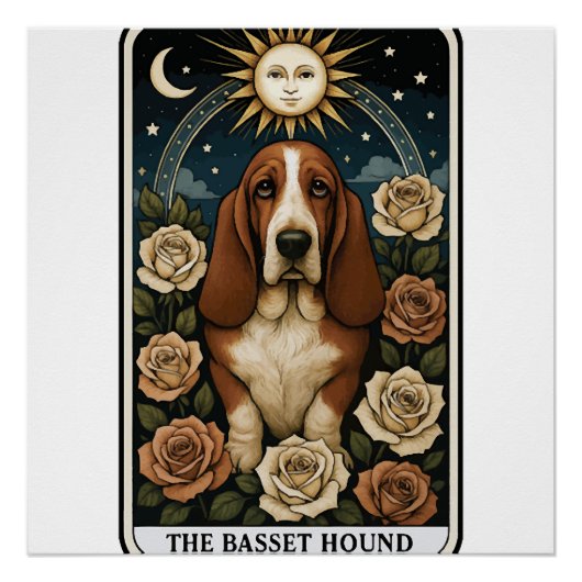 Basset Hound Poster (Vorderseite)