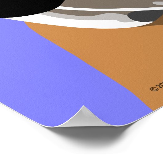 Basset Hound Posters Poster (Ecke)