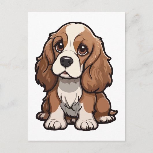 Basset Hound Postkarte (Vorderseite)