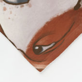 Basset Hound Pumpkin Harvest Pattern Fleecedecke (Ecke)