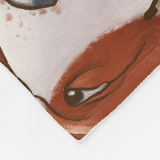 Basset Hound Pumpkin Harvest Pattern Fleecedecke (Ecke)