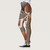 Basset Hound Pumpkin Harvest Pattern Leggings (Links)