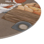 Basset Hound Pumpkin Harvest Pattern Schneidebrett (Ecke)