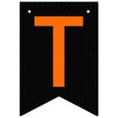 Basset Hound Pumpkin Hat Wimpelkette (Dritte Fahne)