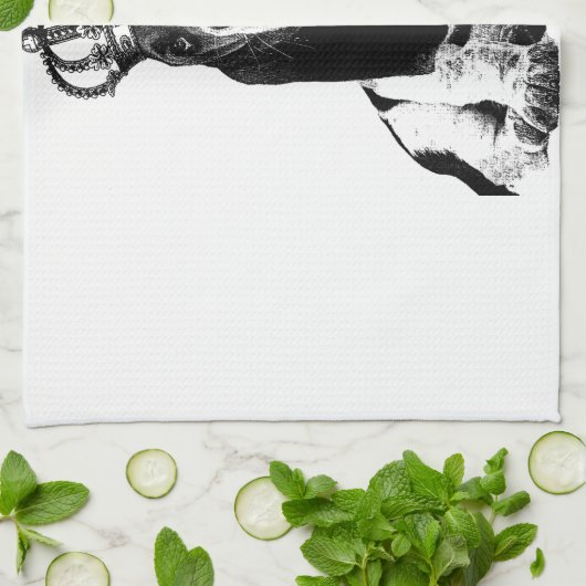 Basset Hound Puppy Französisch Küchentuch (Gefaltet)