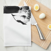 Basset Hound Puppy Französisch Küchentuch (Viertel Falte)