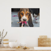 Basset Hound Puppy Poster (Küche)