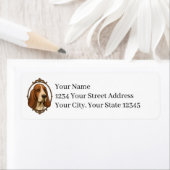 Basset Hound Return Address Labels (Insitu)