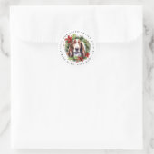 Basset Hound Round Stickers (Tasche)