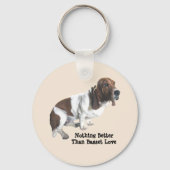 Basset Hound Schlüsselanhänger (Vorderseite)