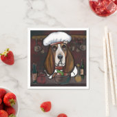 BASSET HOUND SERVIETTE (Beispiel)
