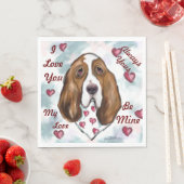 BASSET HOUND SERVIETTE (Beispiel)