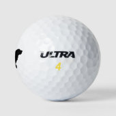 Basset Hound-Silhouette Golfball (Logo)