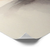 Basset Hound sitzt auf Skateboard Poster (Ecke)