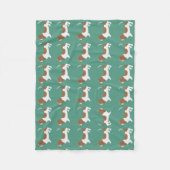 Basset Hound Small Fleece Blanket (Vorderseite)