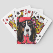 Basset Hound Spielkarten (Rückseite)