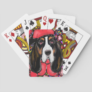 Basset Hound Spielkarten
