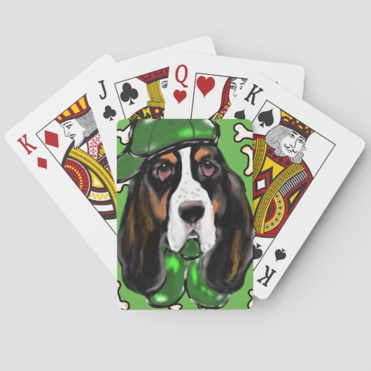 Basset Hound Spielkarten (Rückseite)