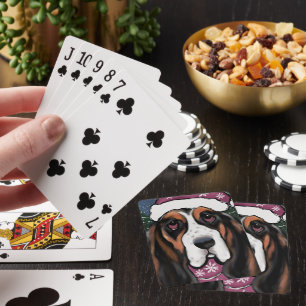 BASSET HOUND SPIELKARTEN