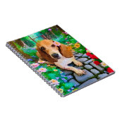 Basset-Hound-Spiral-Notebook Notizblock (Rechte Seite)