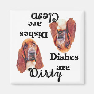 Basset Hound-Spülmaschinen-Magnet Magnet