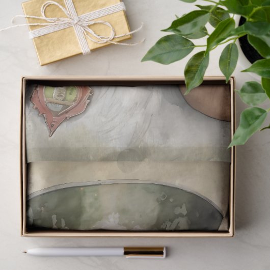 Basset Hound Steampunk 1 Dekoupage Paper Seidenpapier (Geschenk)