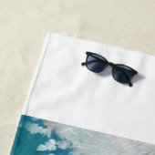 Basset Hound Surfer Strandtuch (Beispiel)