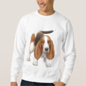 Basset Hound-Sweatshirt Sweatshirt (Vorderseite)