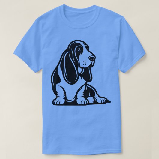 Basset Hound T-Shirt (Design vorne)