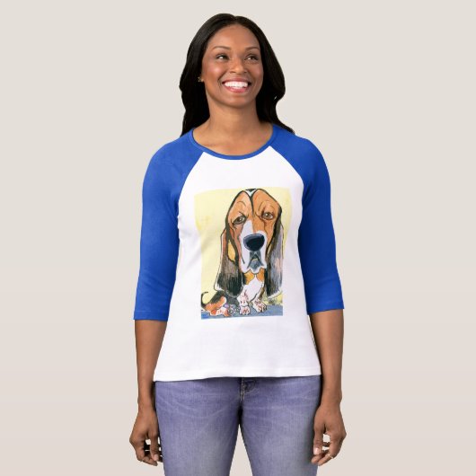Basset Hound T-Shirt (Vorne ganz)