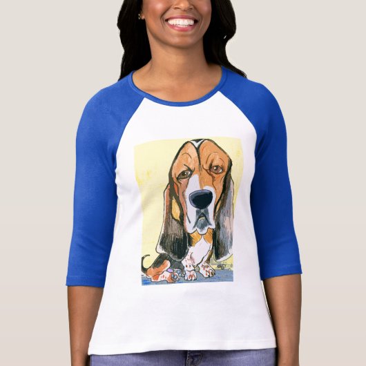 Basset Hound T-Shirt (Vorderseite)