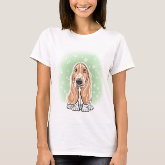 Basset Hound T-Shirt (Vorderseite)