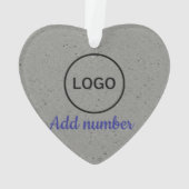 Basset Hound Tag Ornament (Rückseite)