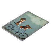 Basset Hound Tandem Notizblock (Linke Seite)