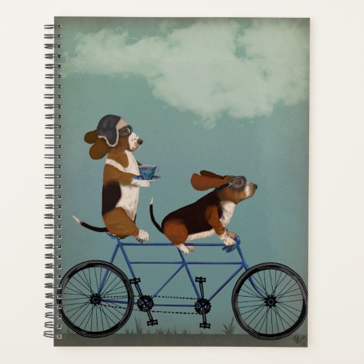 Basset Hound Tandem Planer (Vorderseite)
